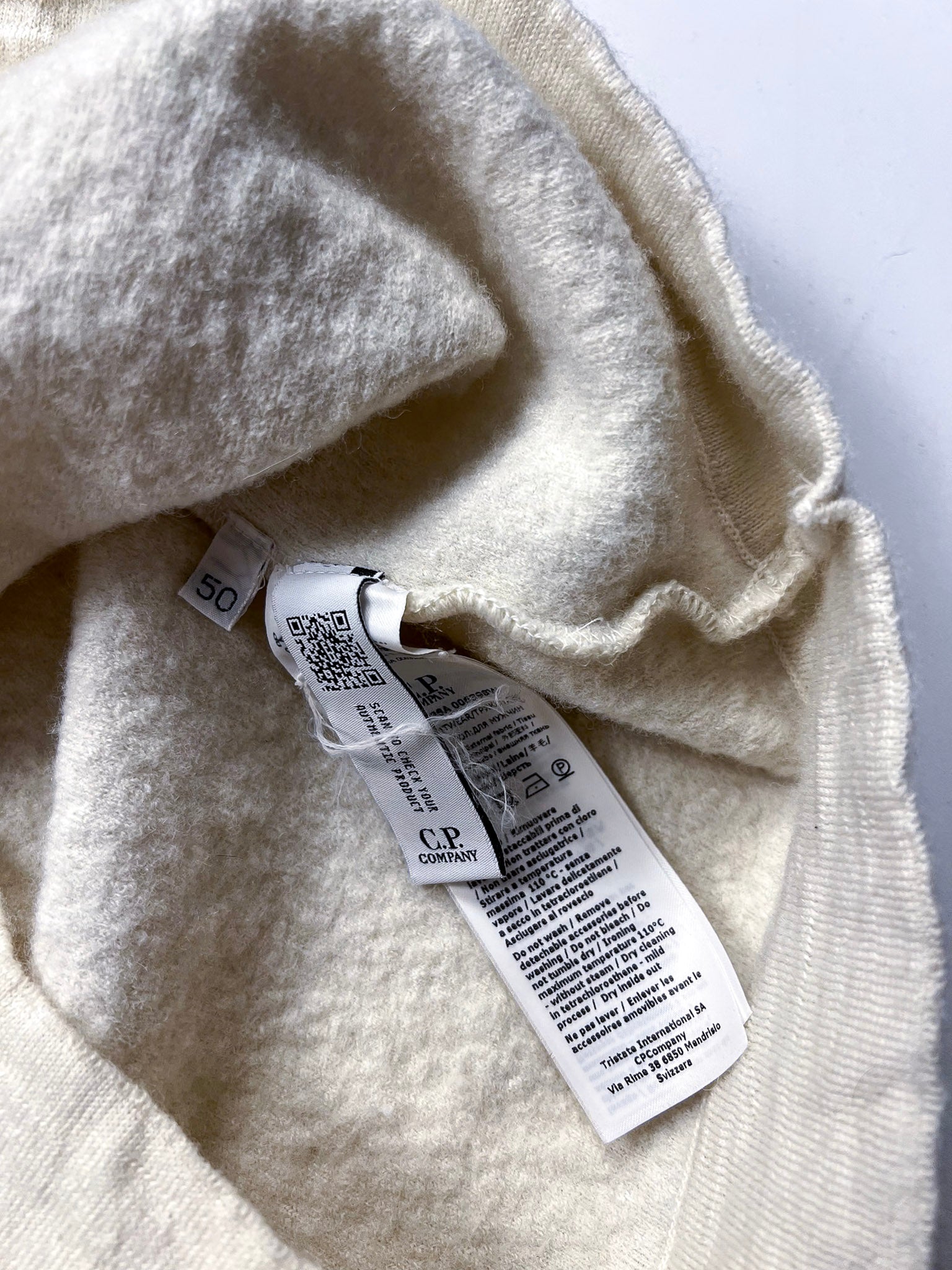 C.P. Company Wool Hoodie - size M