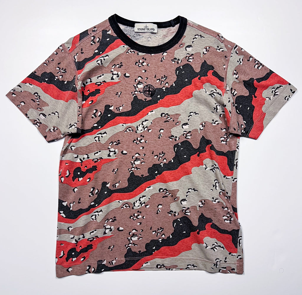 Stone Island Desert Camo T-Shirt Small