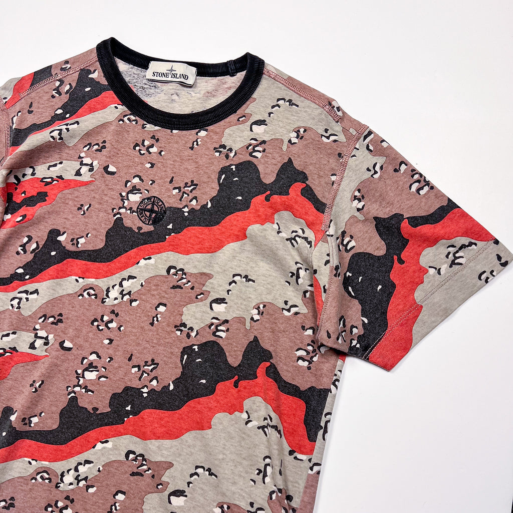 Stone Island Desert Camo T-Shirt Small