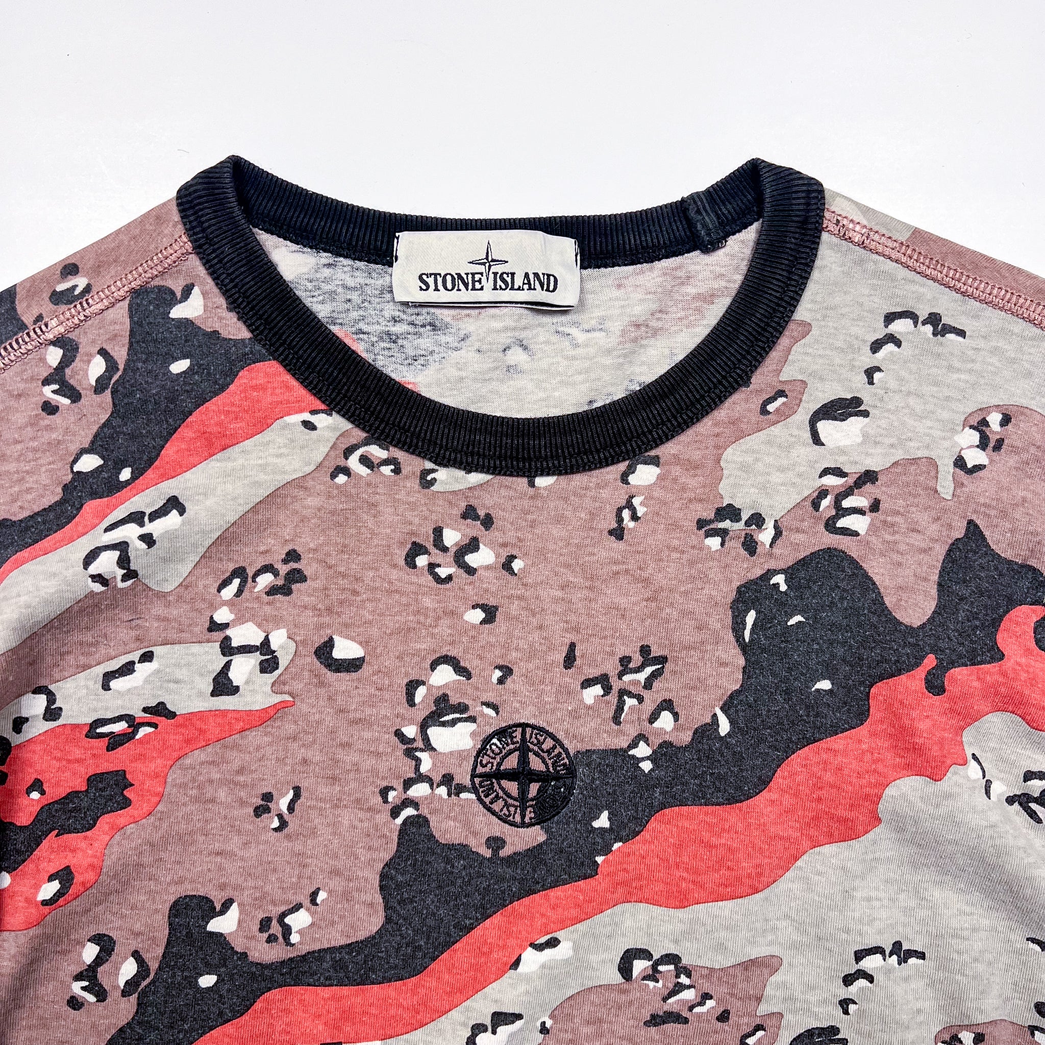Stone Island Desert Camo T-Shirt Small