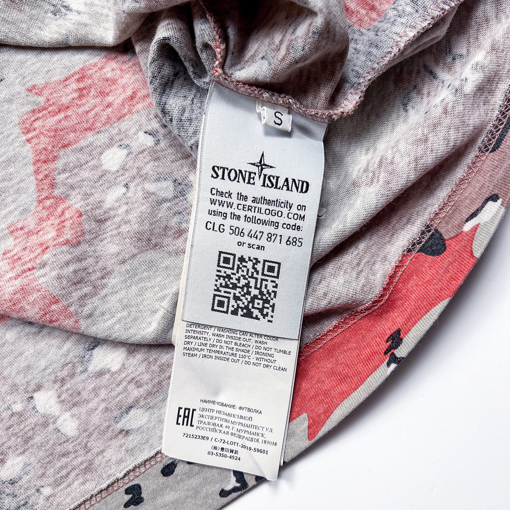 Stone Island Desert Camo T-Shirt Small