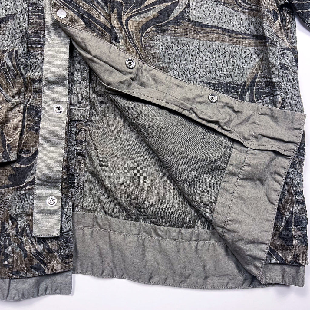 Stone Island 2022 Shadow Project Camo Pattern Shirt Small
