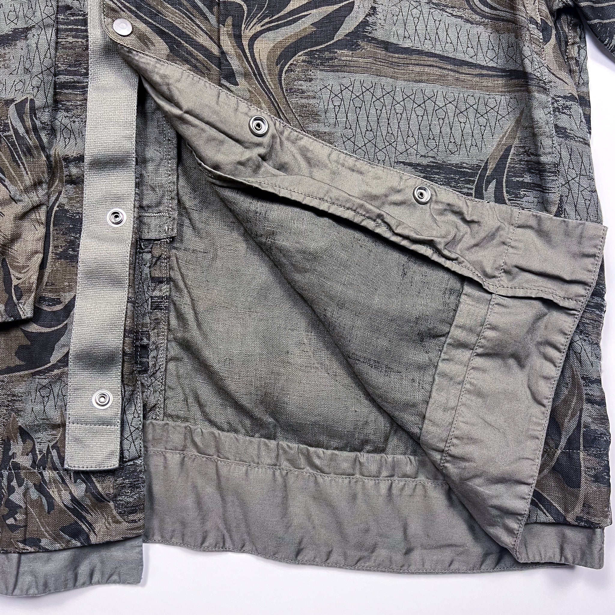 Stone Island 2022 Shadow Project Camo Pattern Shirt Small