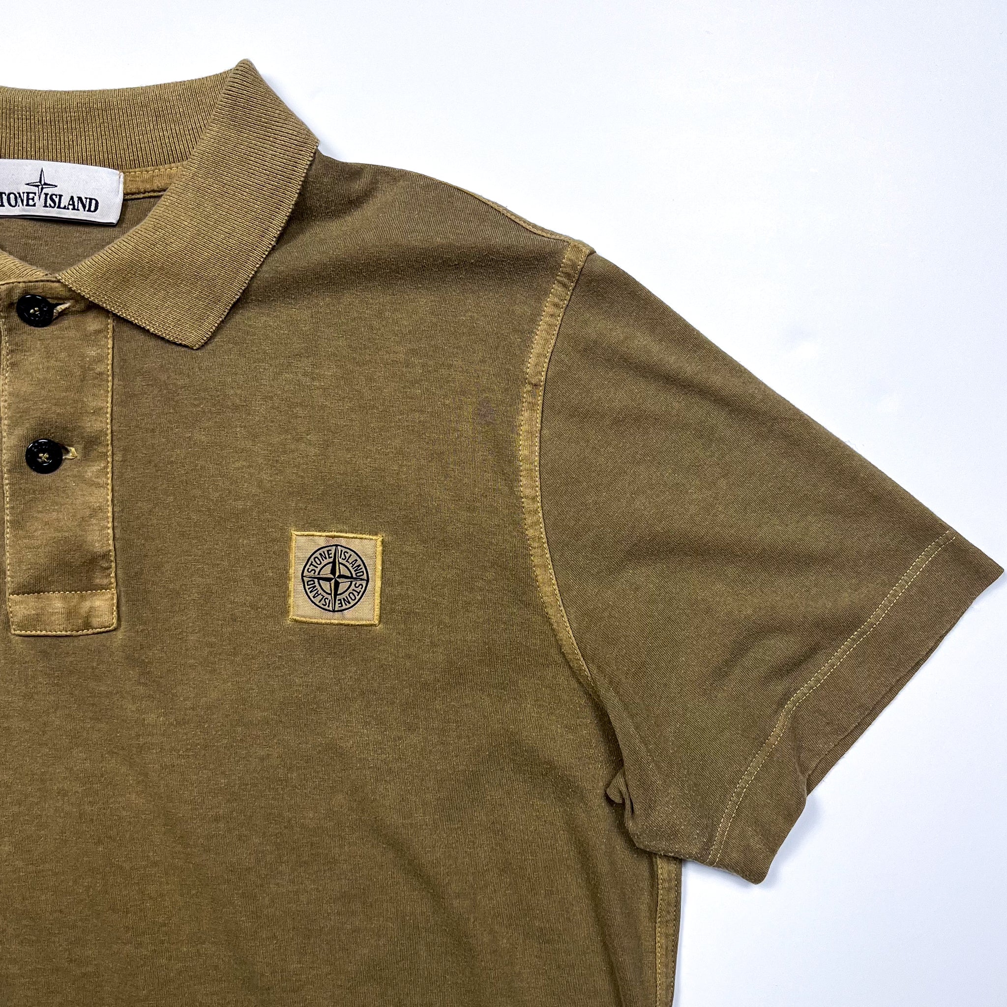 Stone Island Short Sleeve Polo Shirt Medium