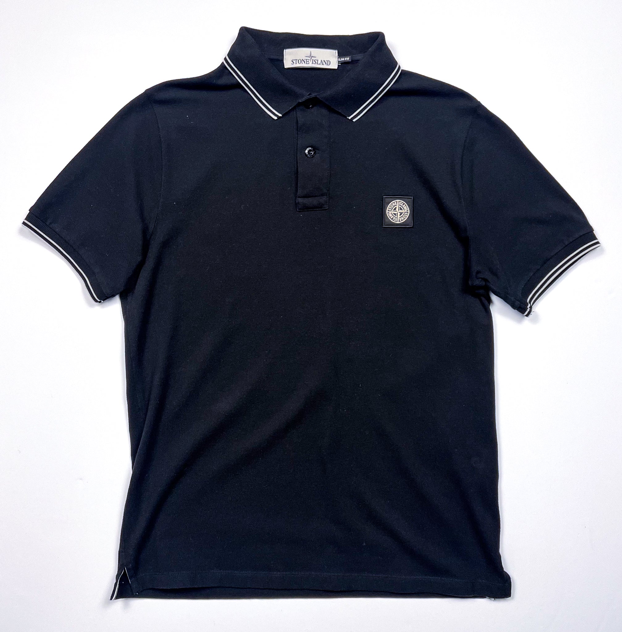 Stone Island Short Sleeve Polo Shirt Medium