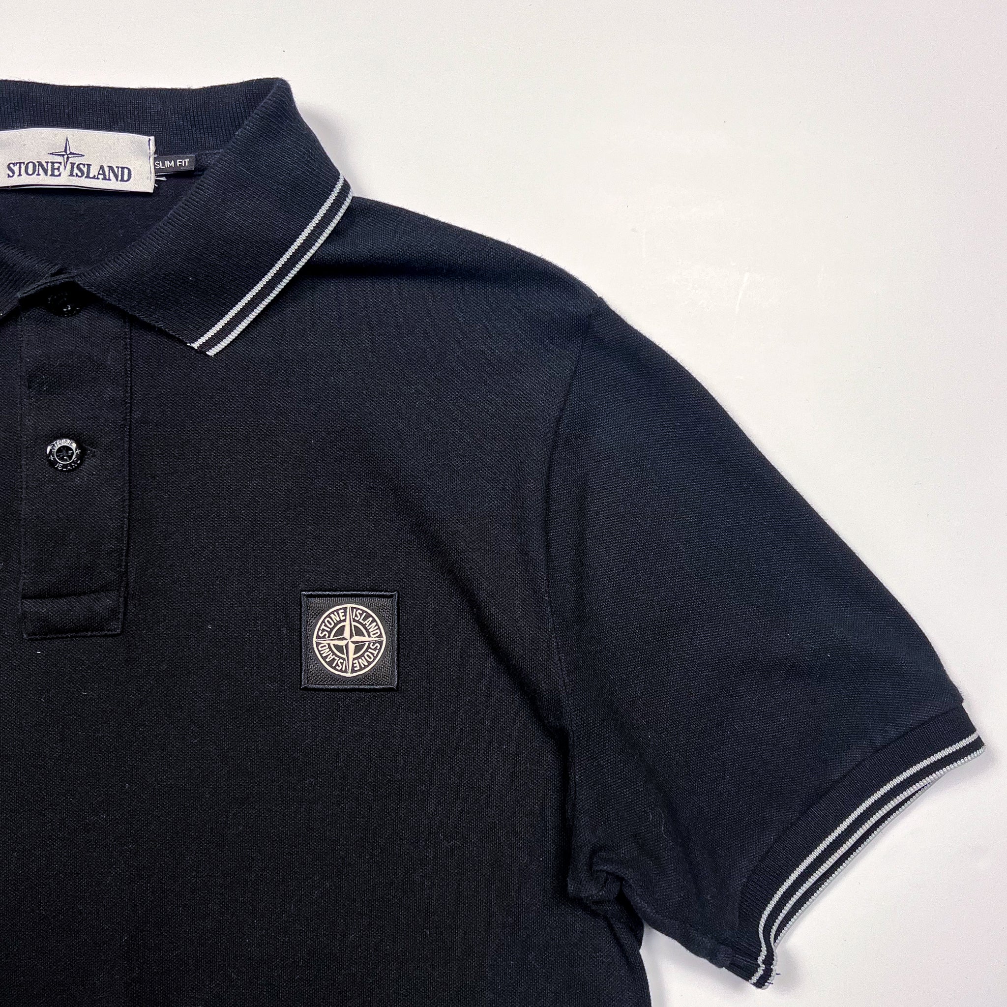 Stone Island Short Sleeve Polo Shirt Medium