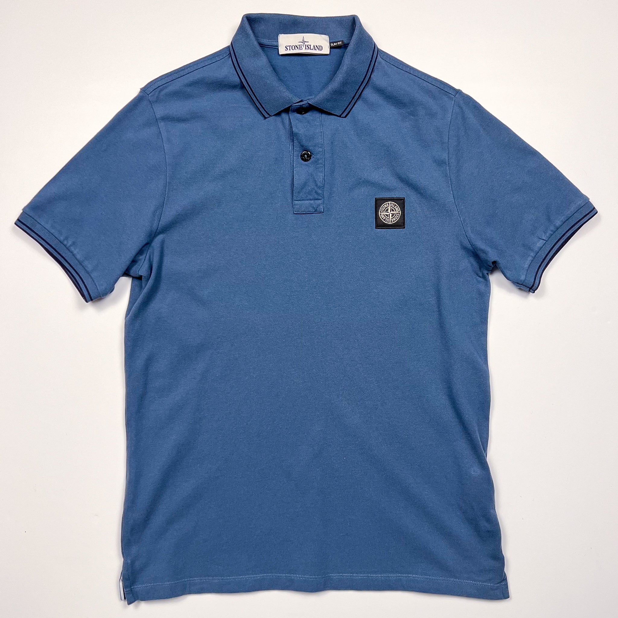 Stone Island Short Sleeve Polo Shirt Medium