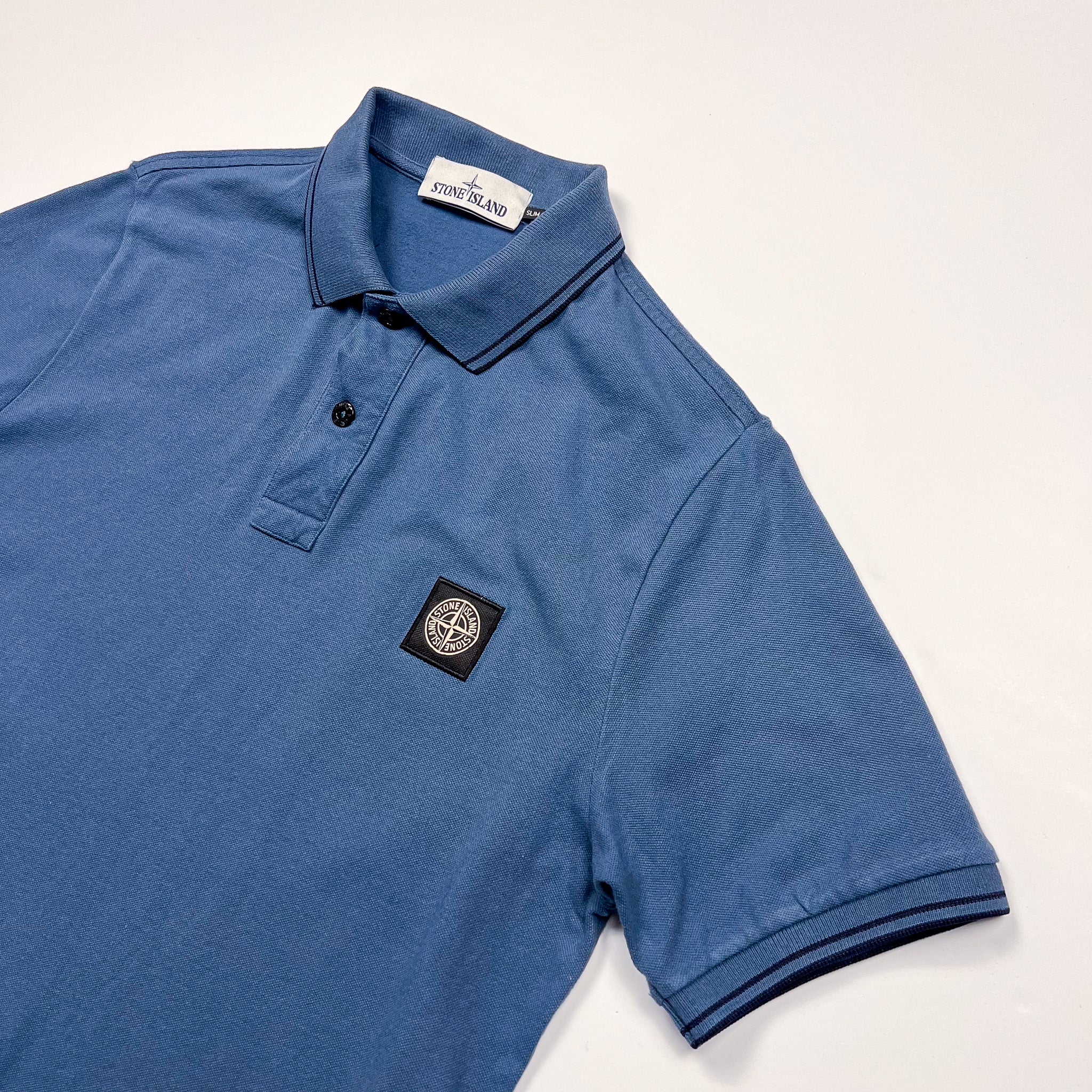 Stone Island Short Sleeve Polo Shirt Medium
