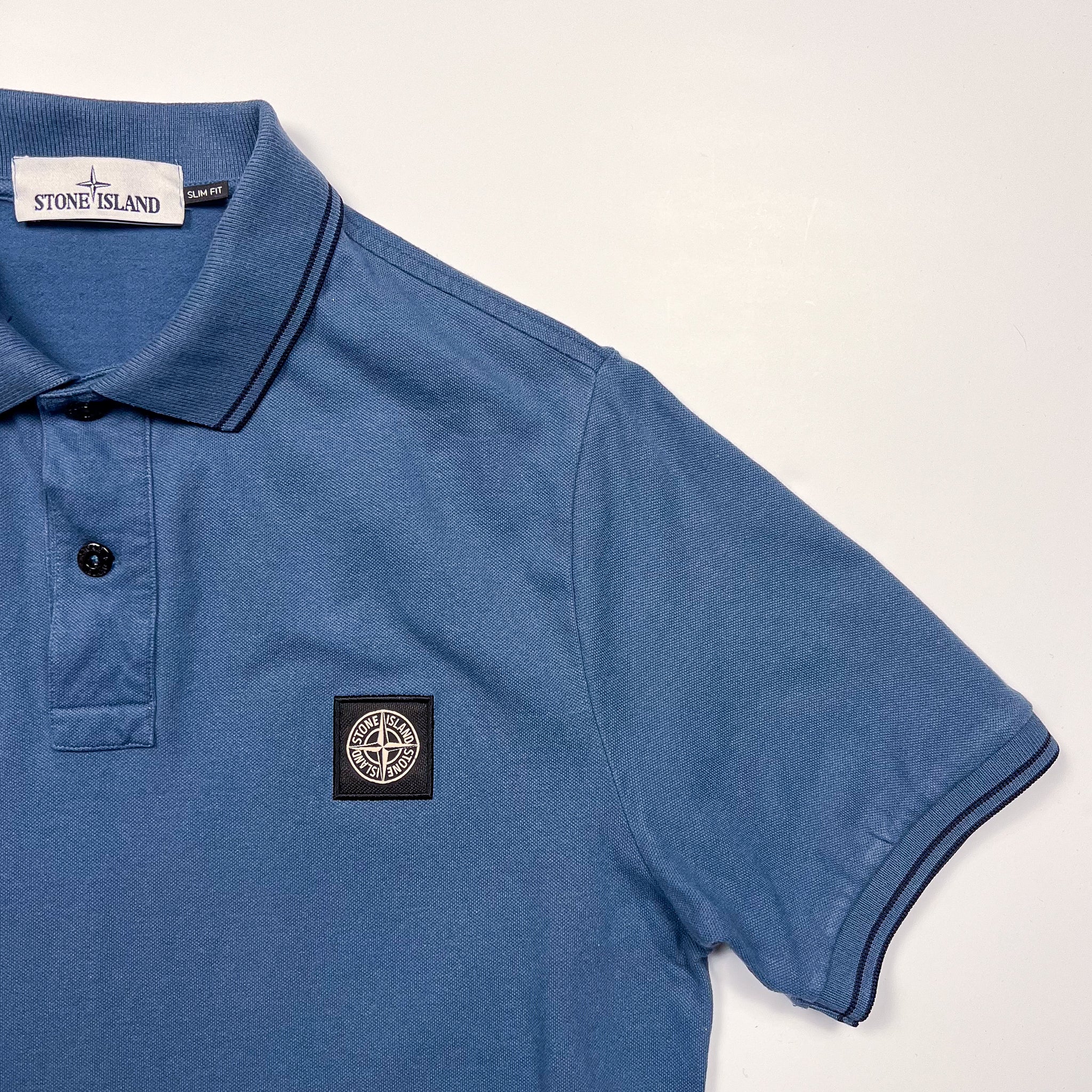 Stone Island Short Sleeve Polo Shirt Medium