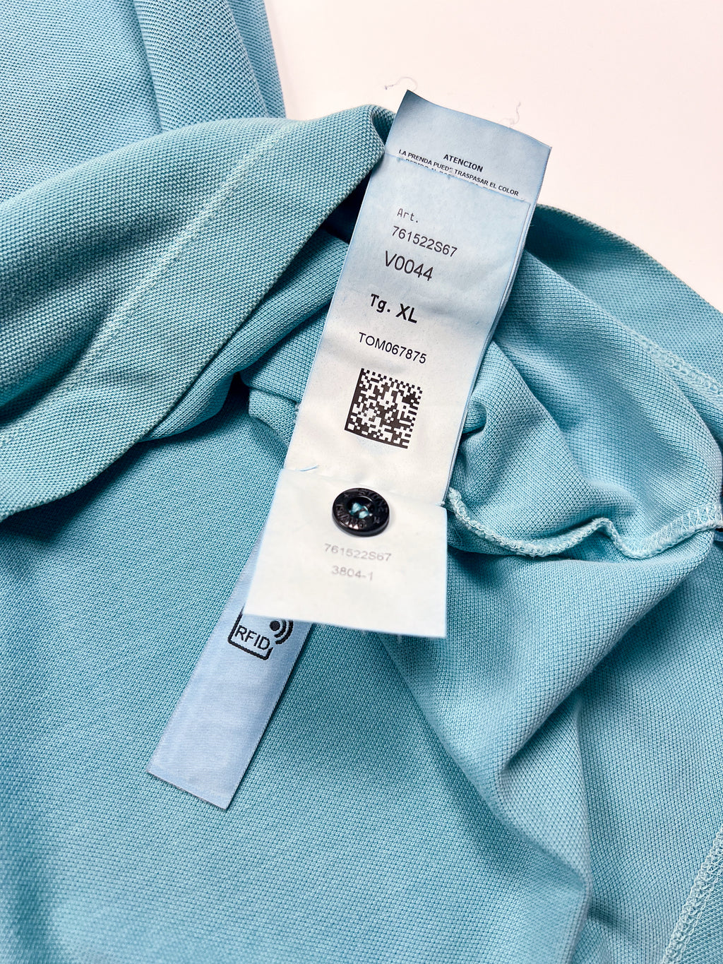 Stone Island Teal Polo Shirt XL