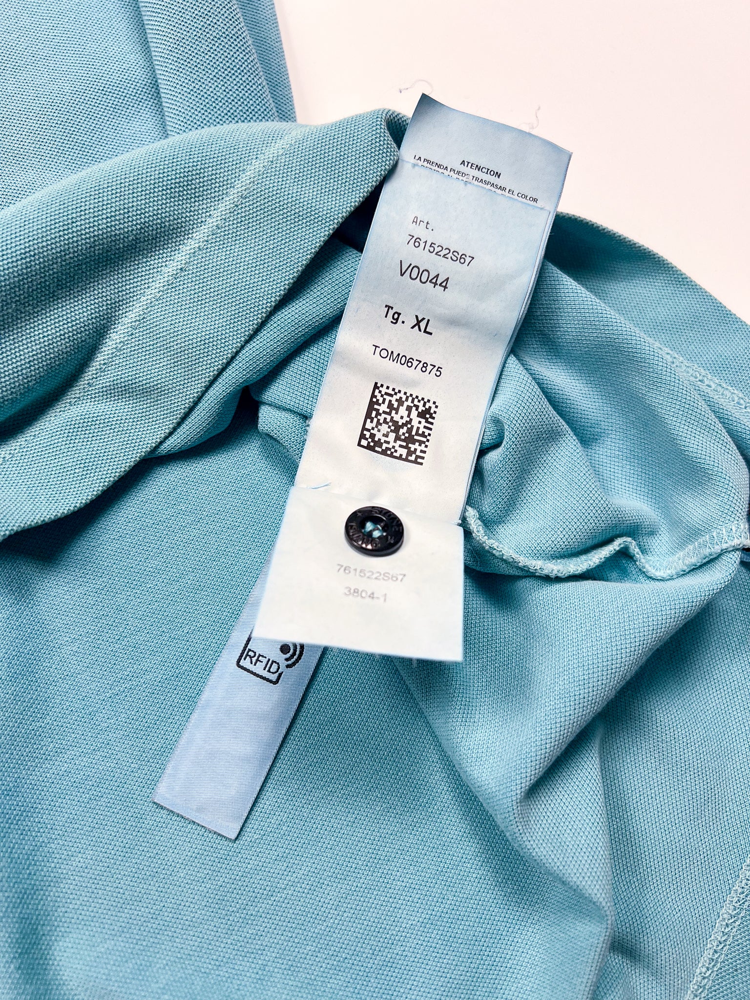 Stone Island Teal Polo Shirt XL