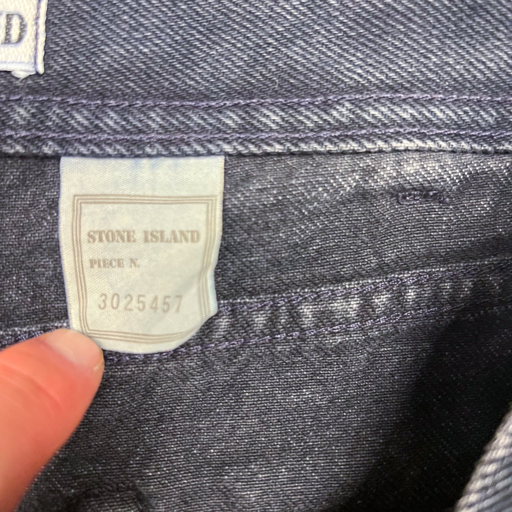 Vintage Stone Island Dark Blue Denim Jeans 32W