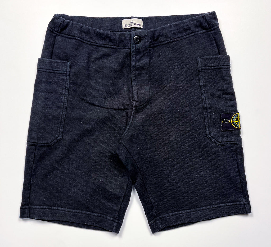 Stone Island Cargo Sweat Shorts Large
