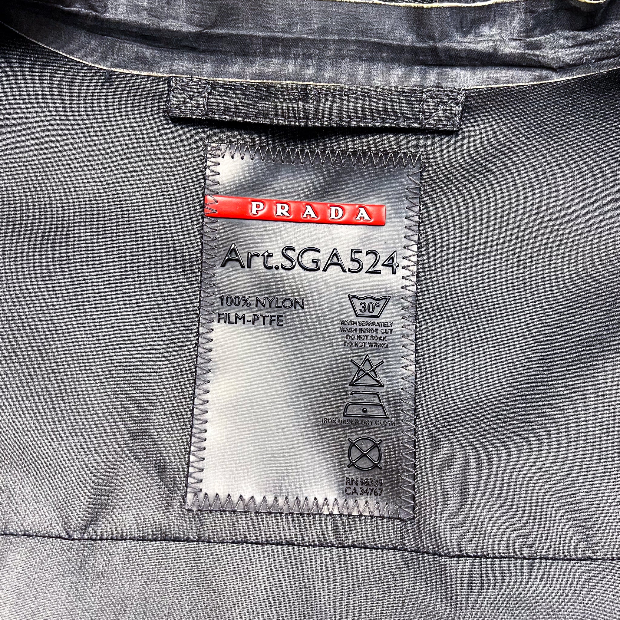 Prada Nylon Hooded Jacket Size 48 / M