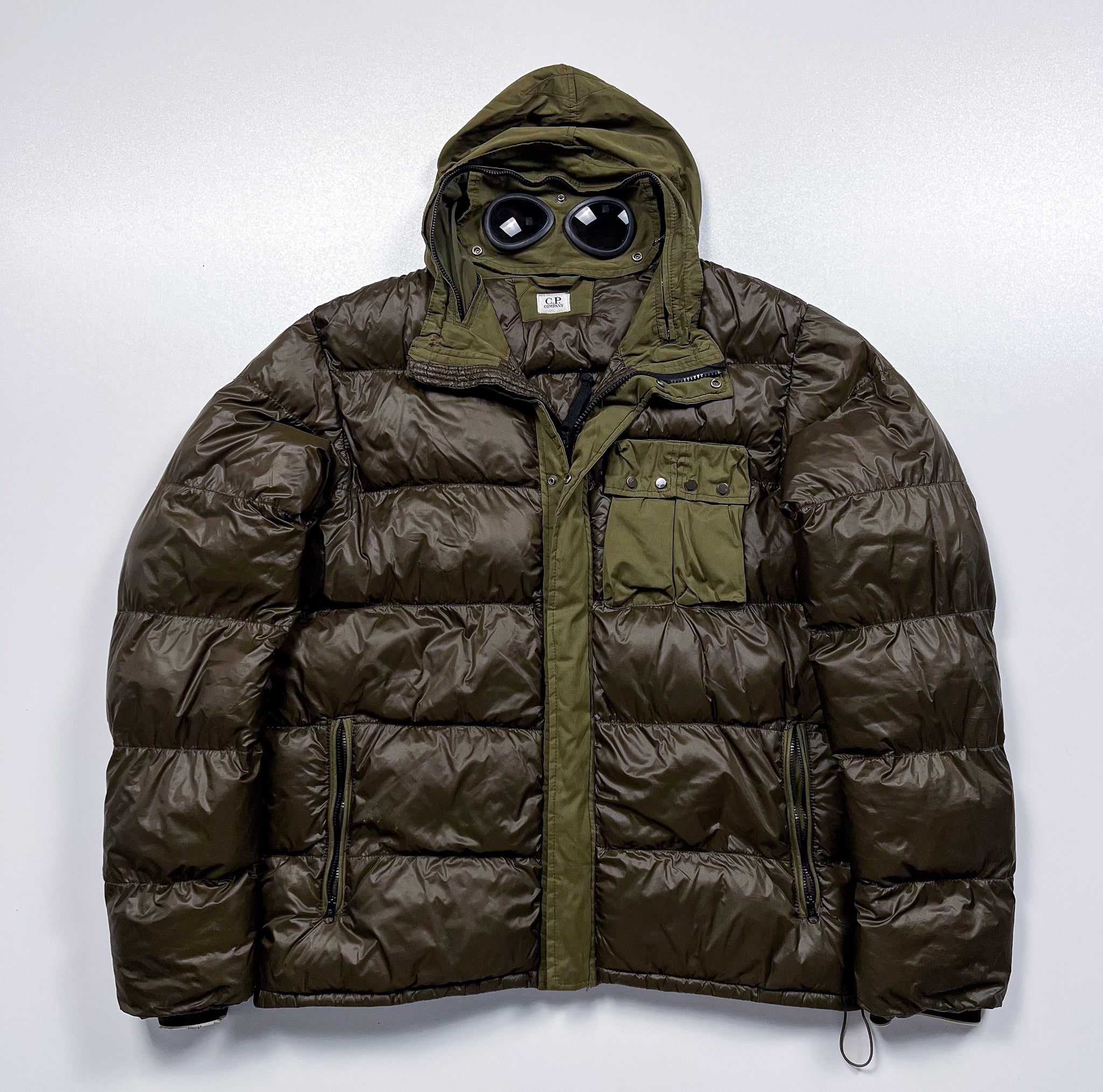 C.P. Company D.D Shell Goggle Down Jacket Size XL