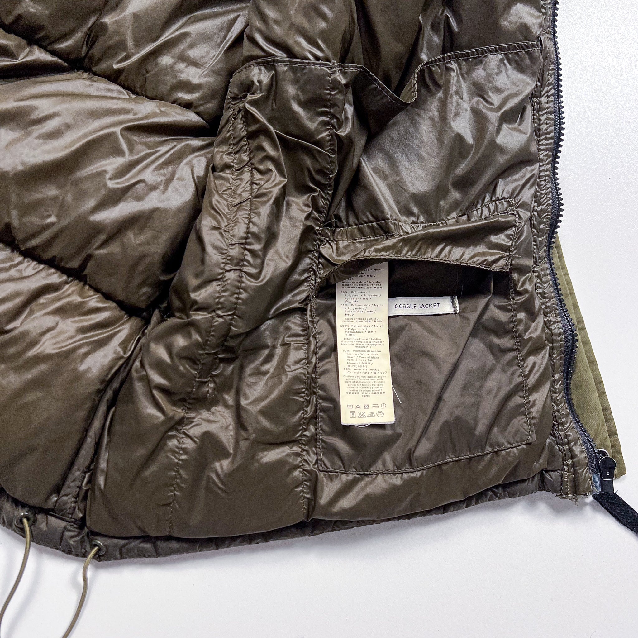 C.P. Company D.D Shell Goggle Down Jacket Size XL