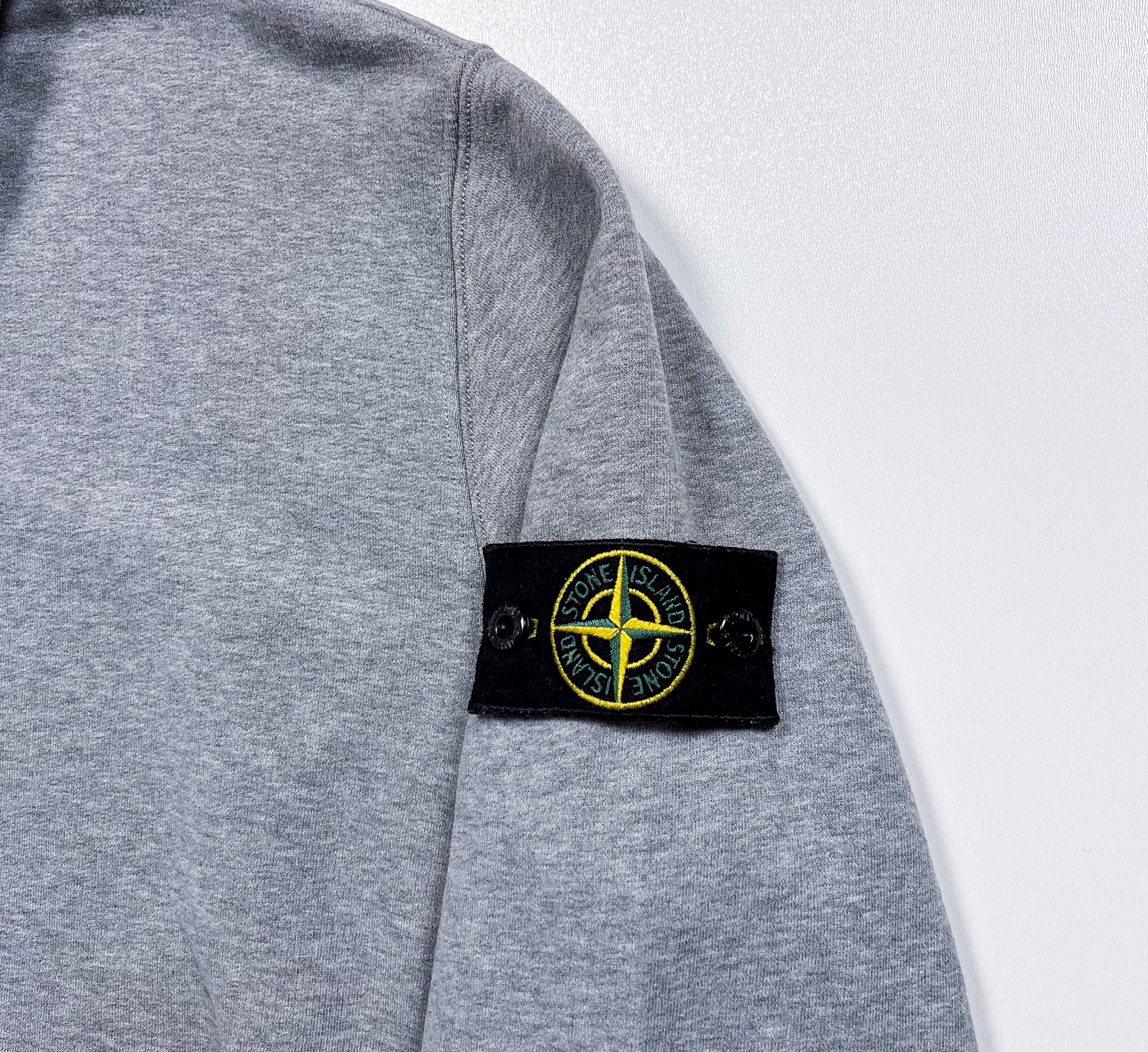 Stone Island Grey Half-Zip Sweatshirt – Size 3XL