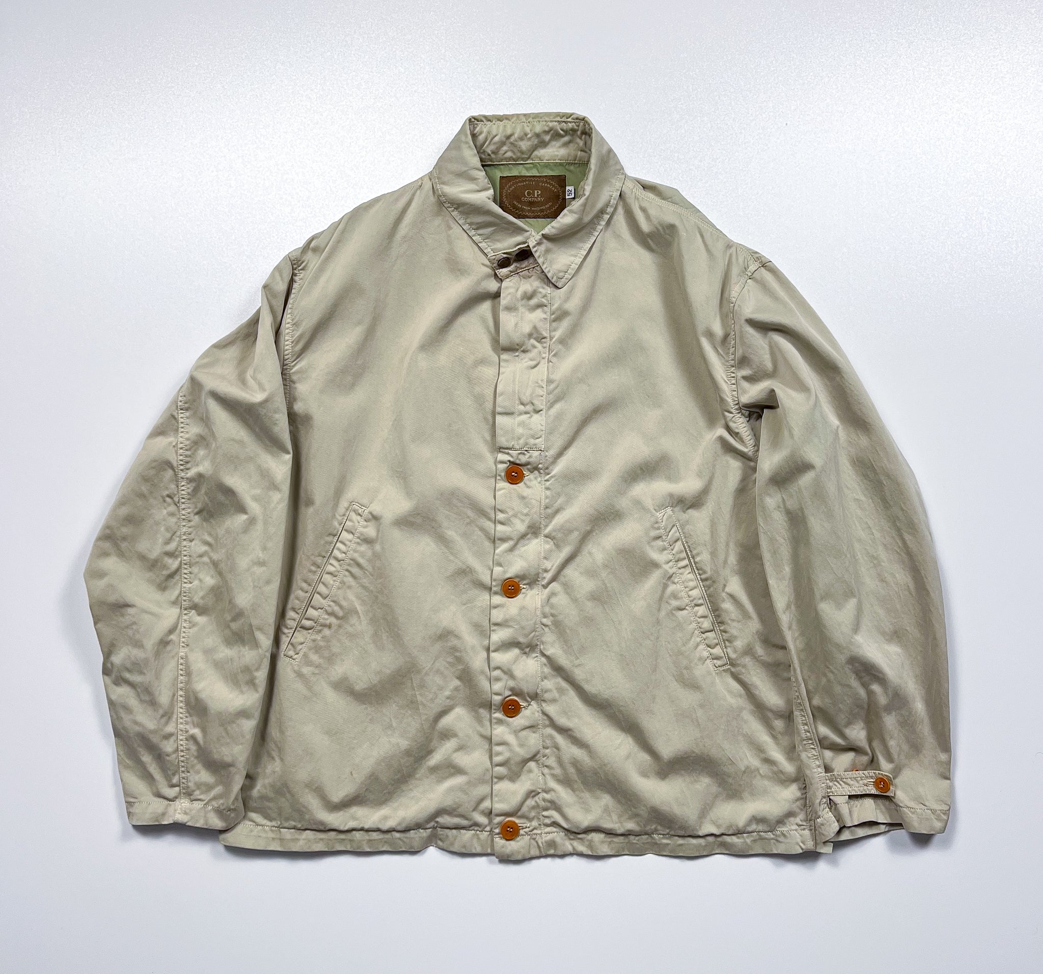 C.P. Company Beige Cotton Twill Jacket – Size 52