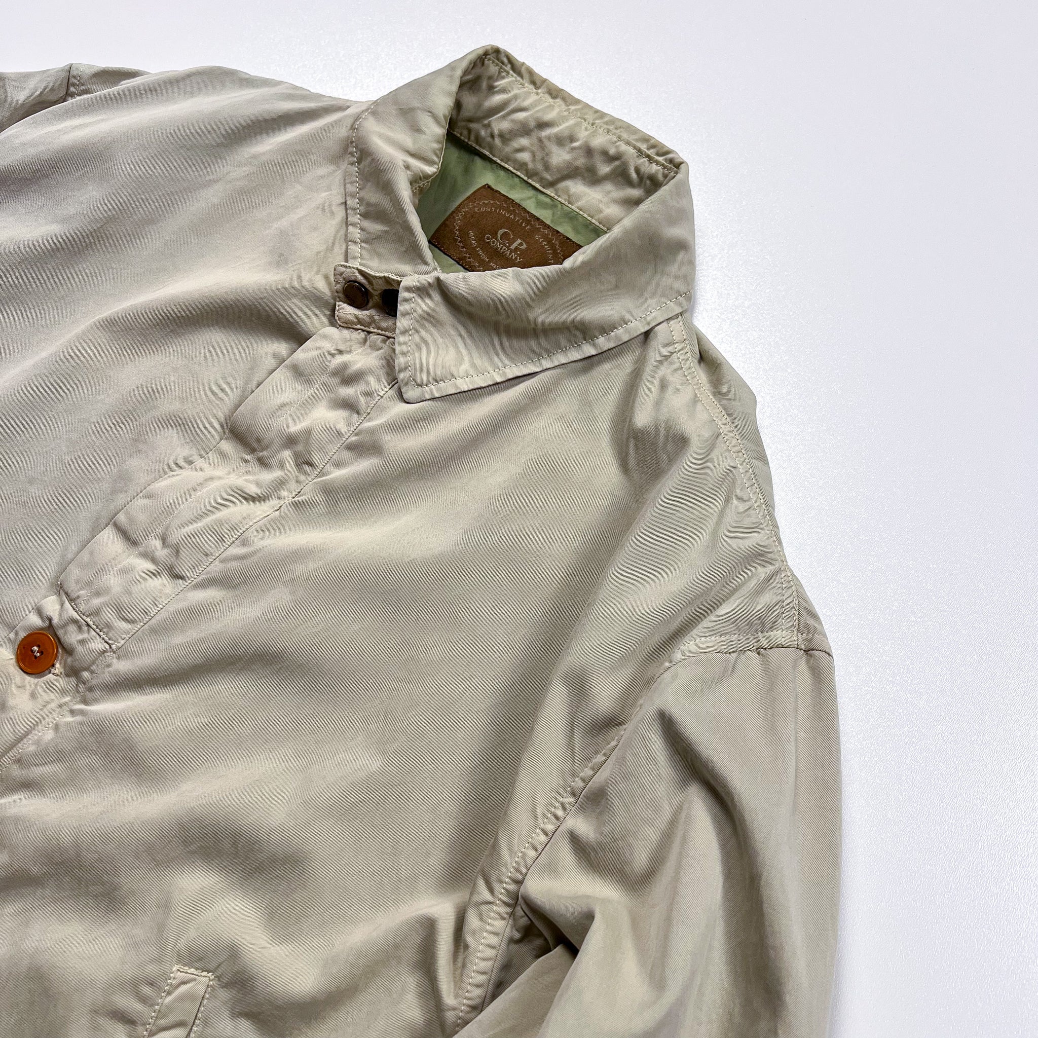 C.P. Company Beige Cotton Twill Jacket – Size 52