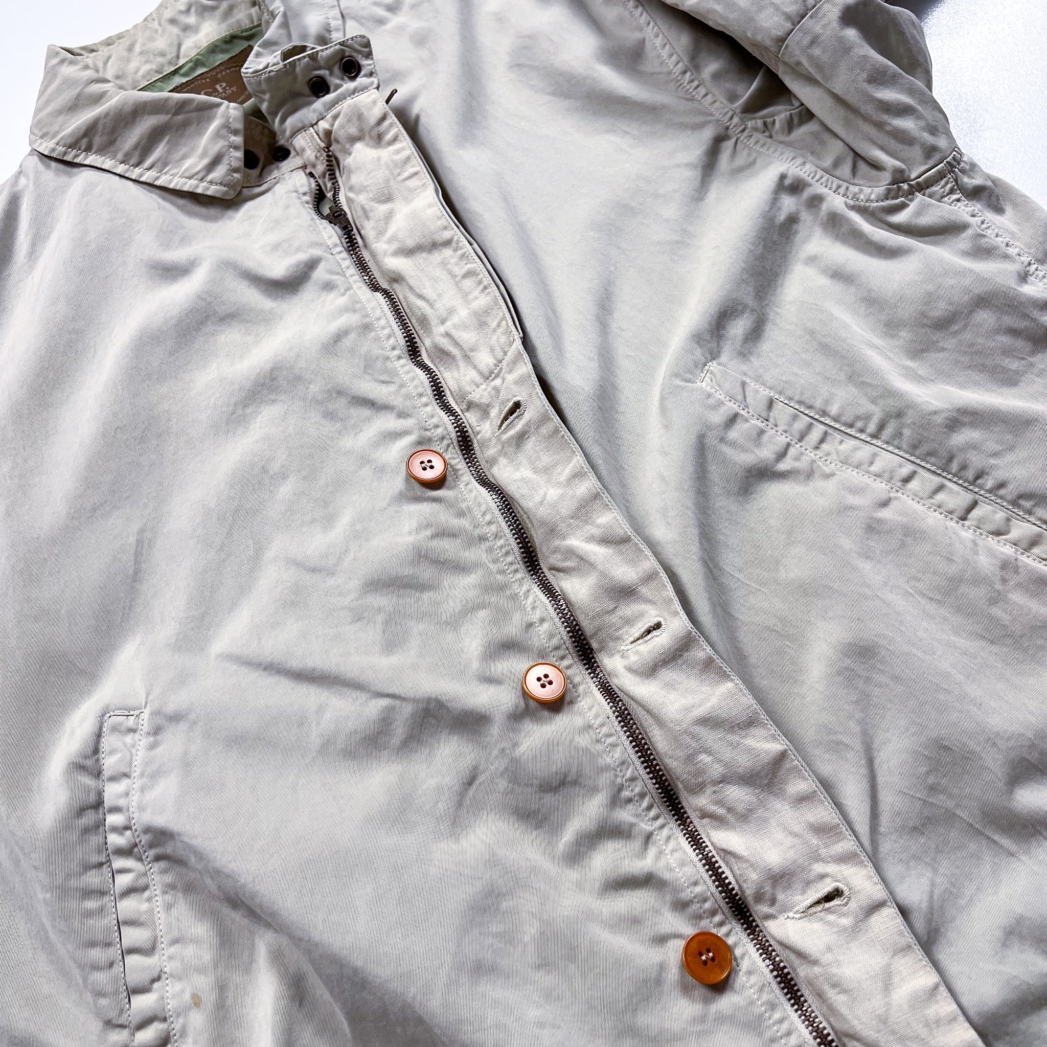 C.P. Company Beige Cotton Twill Jacket – Size 52