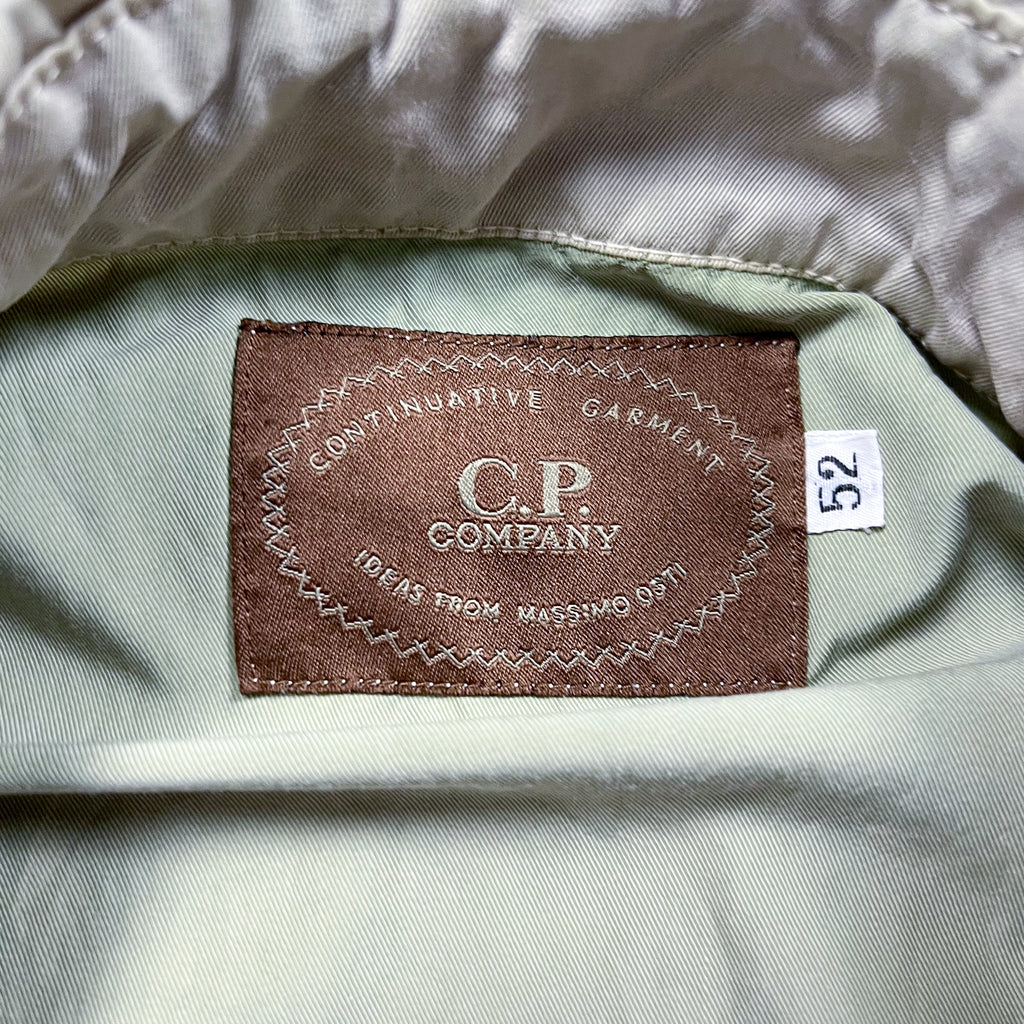 C.P. Company Beige Cotton Twill Jacket – Size 52