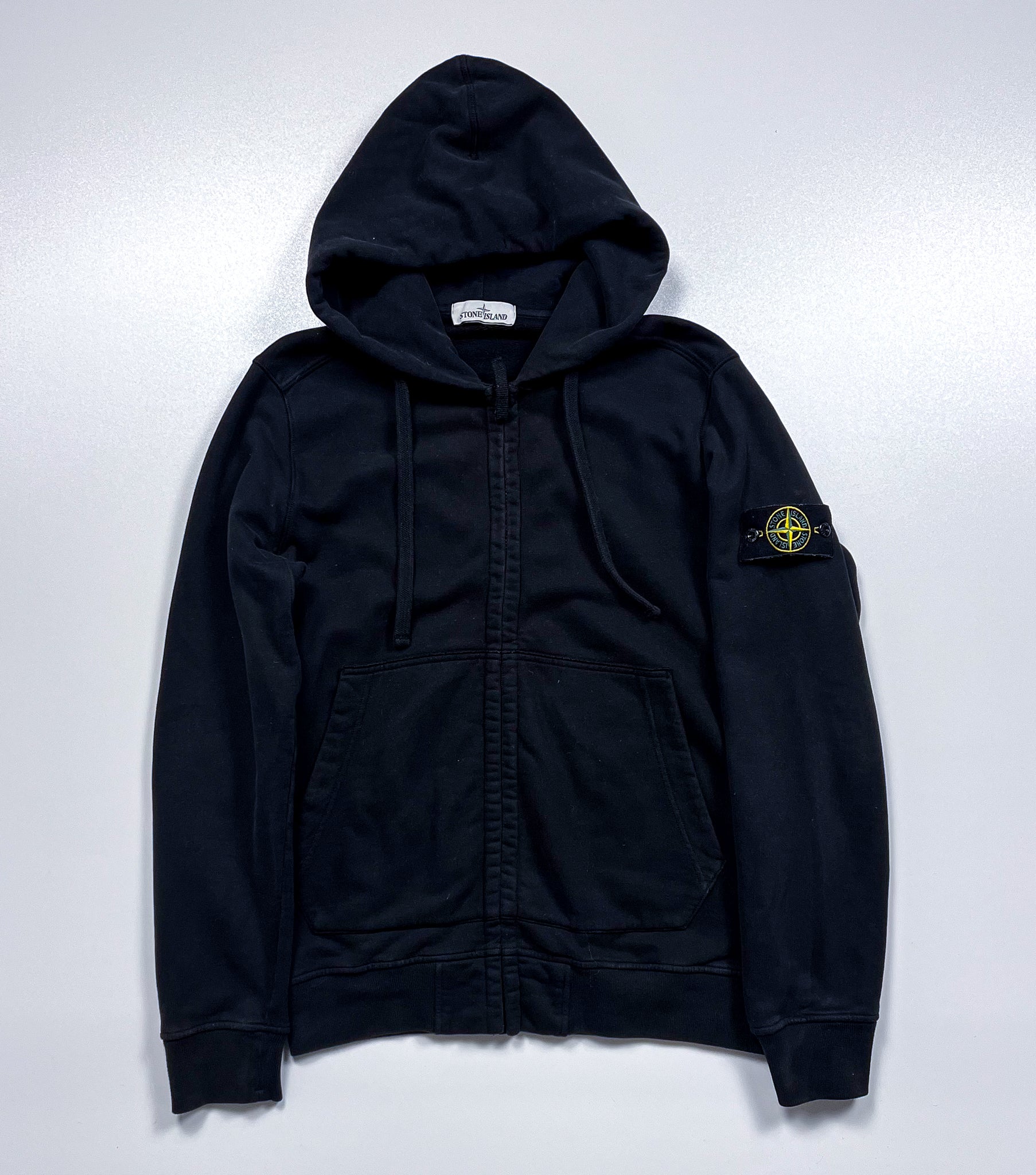 Stone Island Zip Hoodie Size Large
