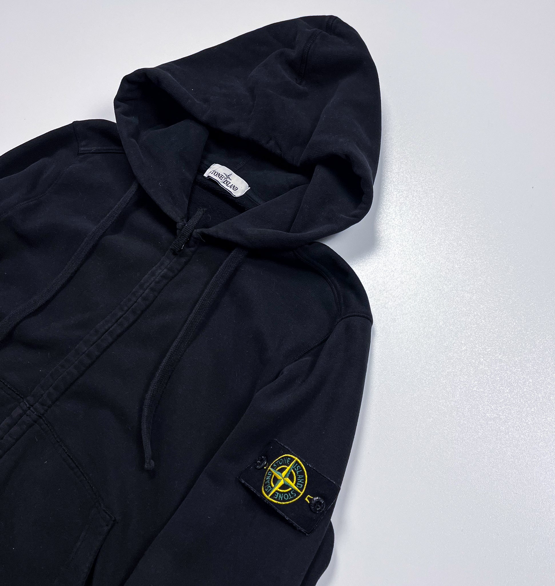 Stone Island Zip Hoodie Size Large