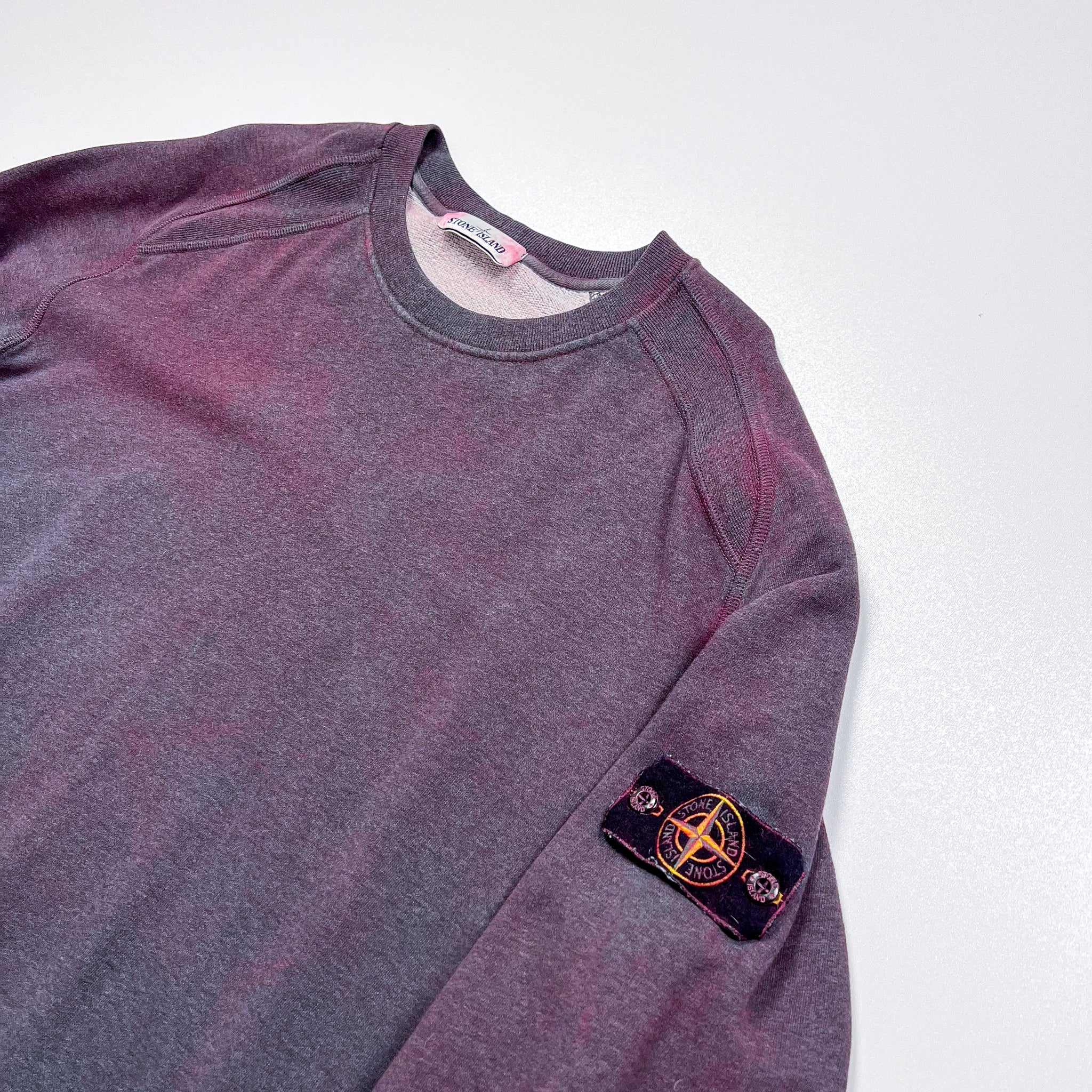 Stone Island Red Dust Colour Treatment Jumper 3XL