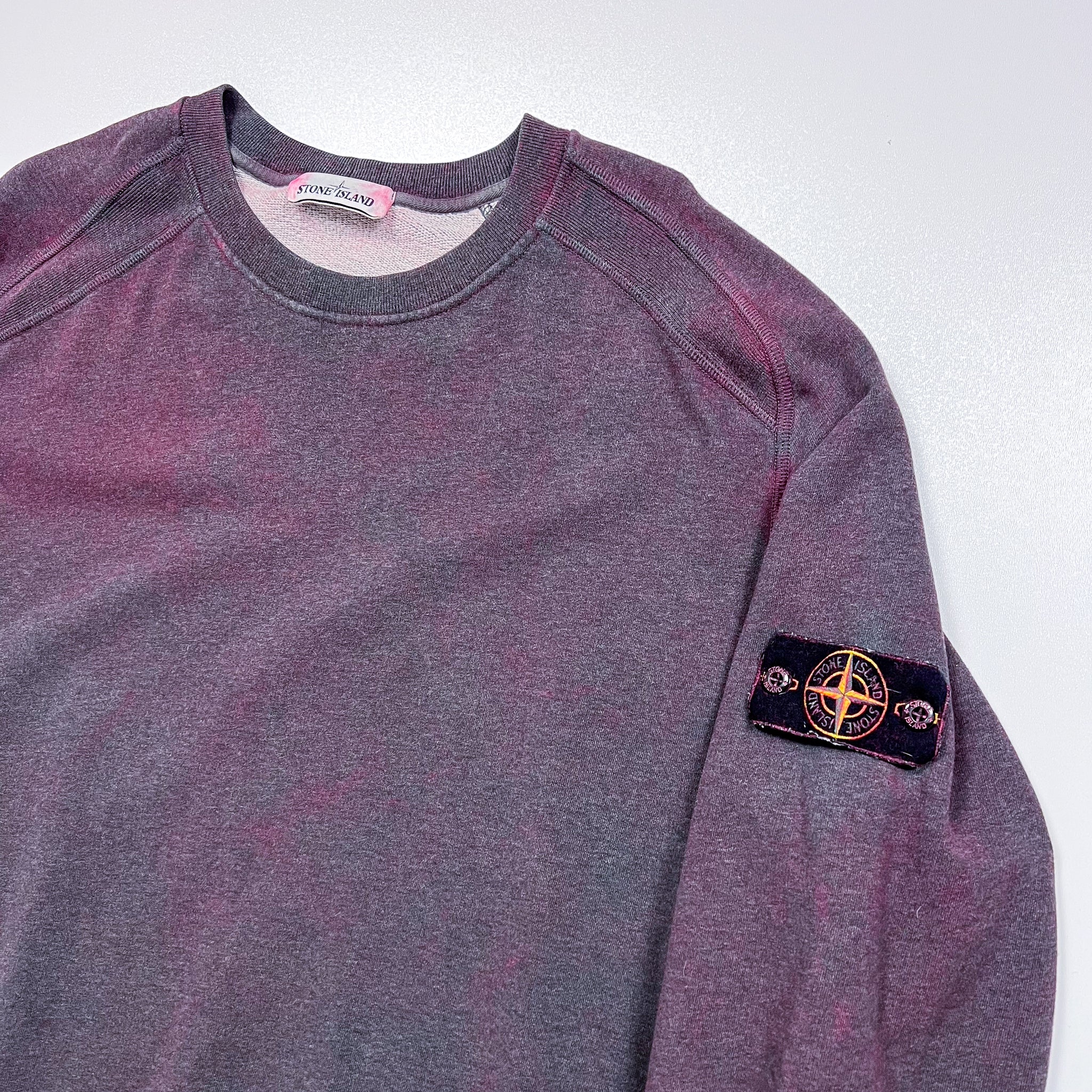 Stone Island Red Dust Colour Treatment Jumper 3XL
