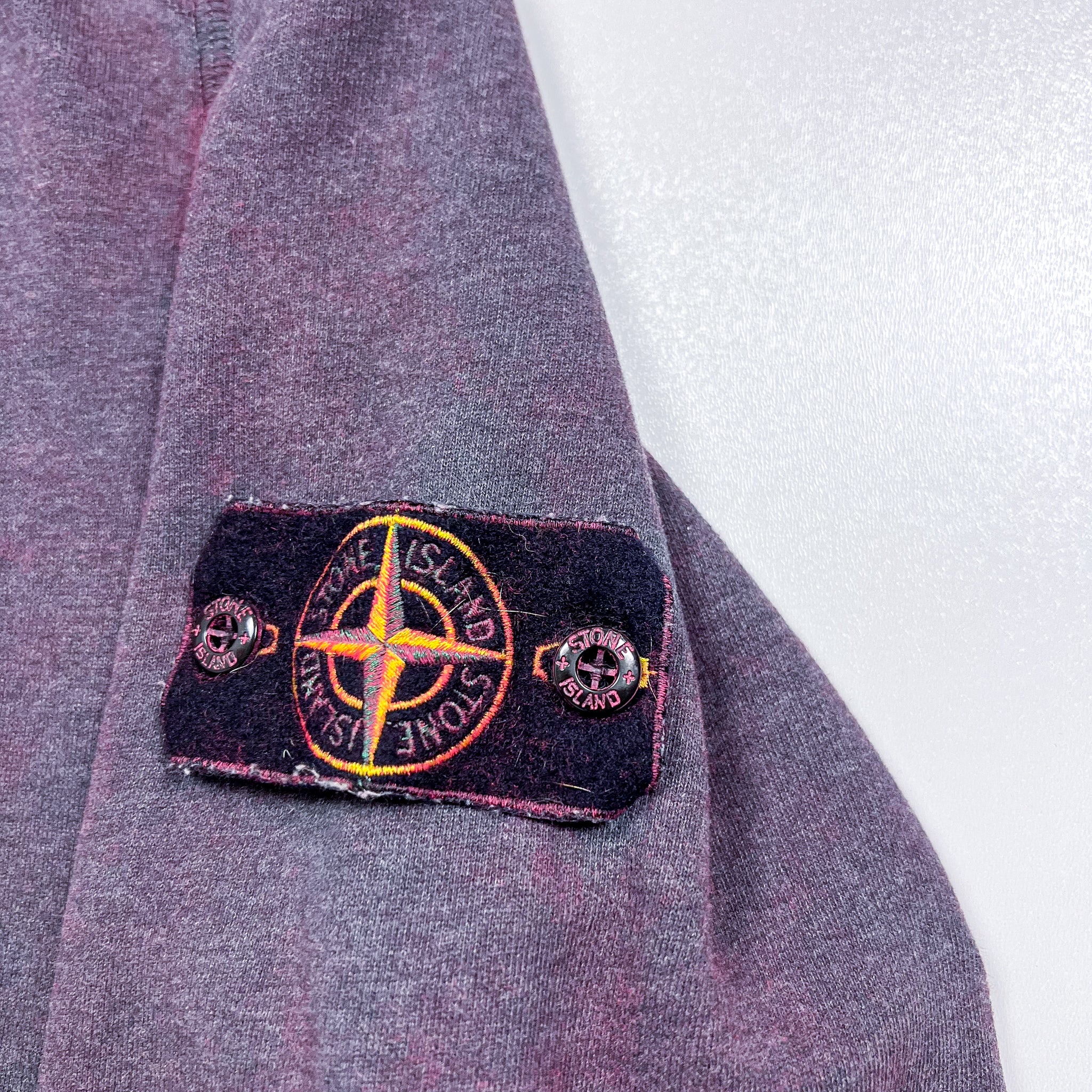 Stone Island Red Dust Colour Treatment Jumper 3XL