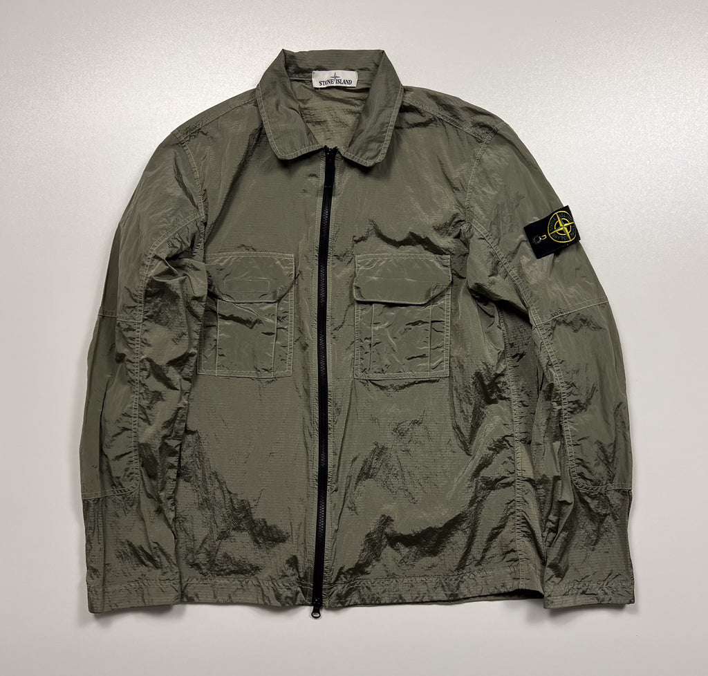 Stone Island Nylon Metal Overshirt Jacket Size Medium