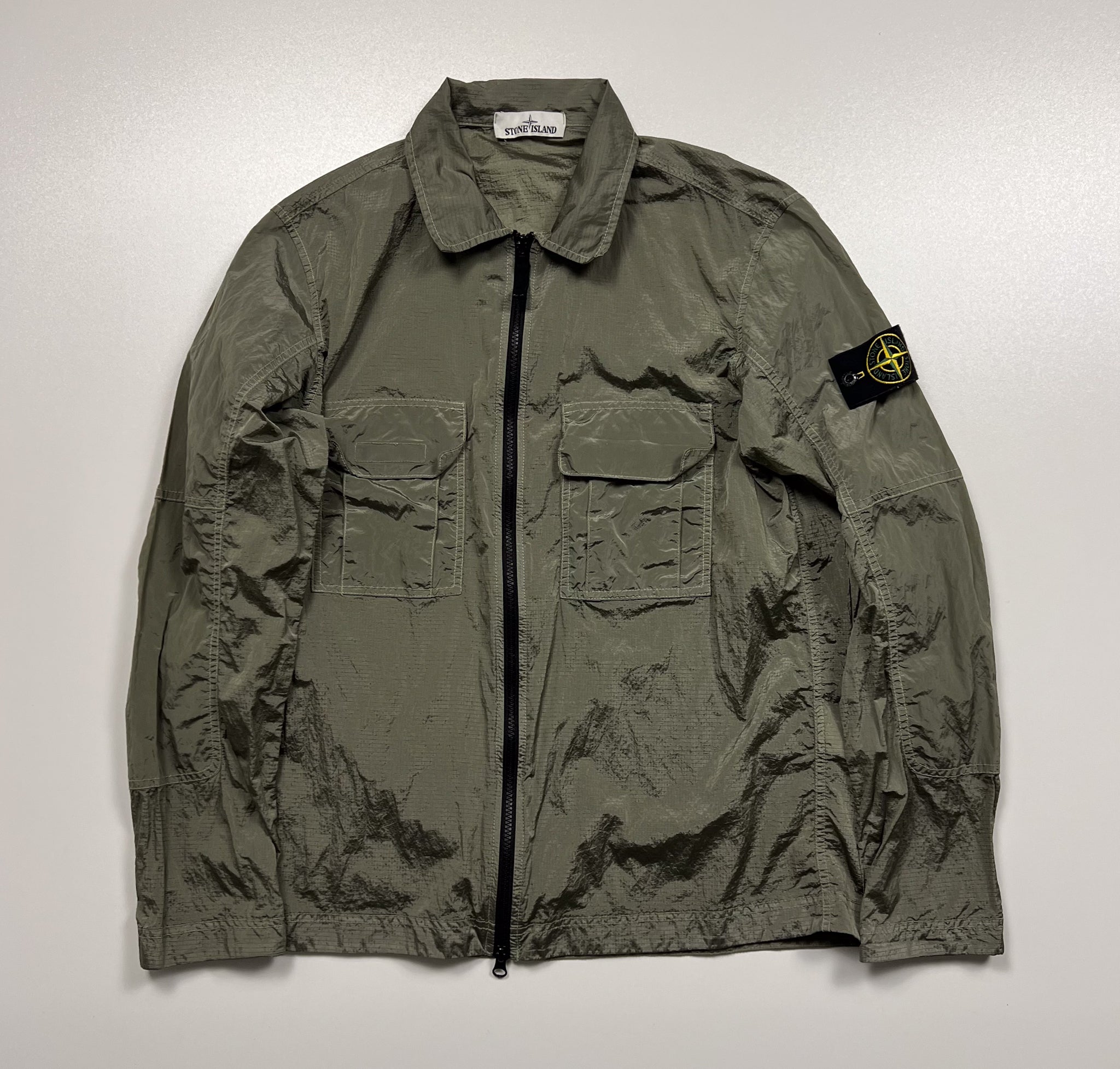 Stone Island Nylon Metal Overshirt Jacket Size Medium