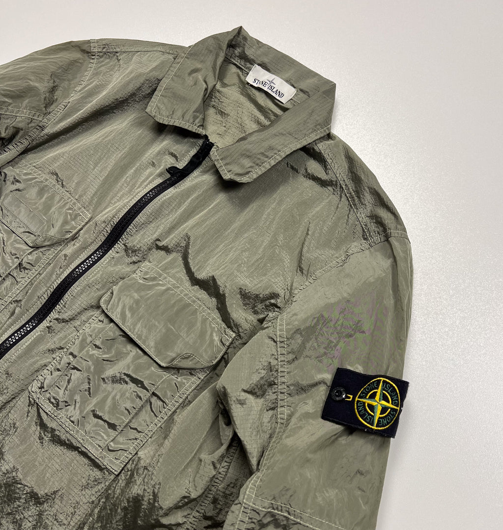 Stone Island Nylon Metal Overshirt Jacket Size Medium