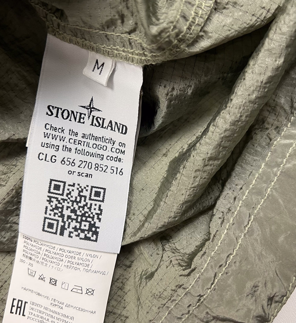 Stone Island Nylon Metal Overshirt Jacket Size Medium