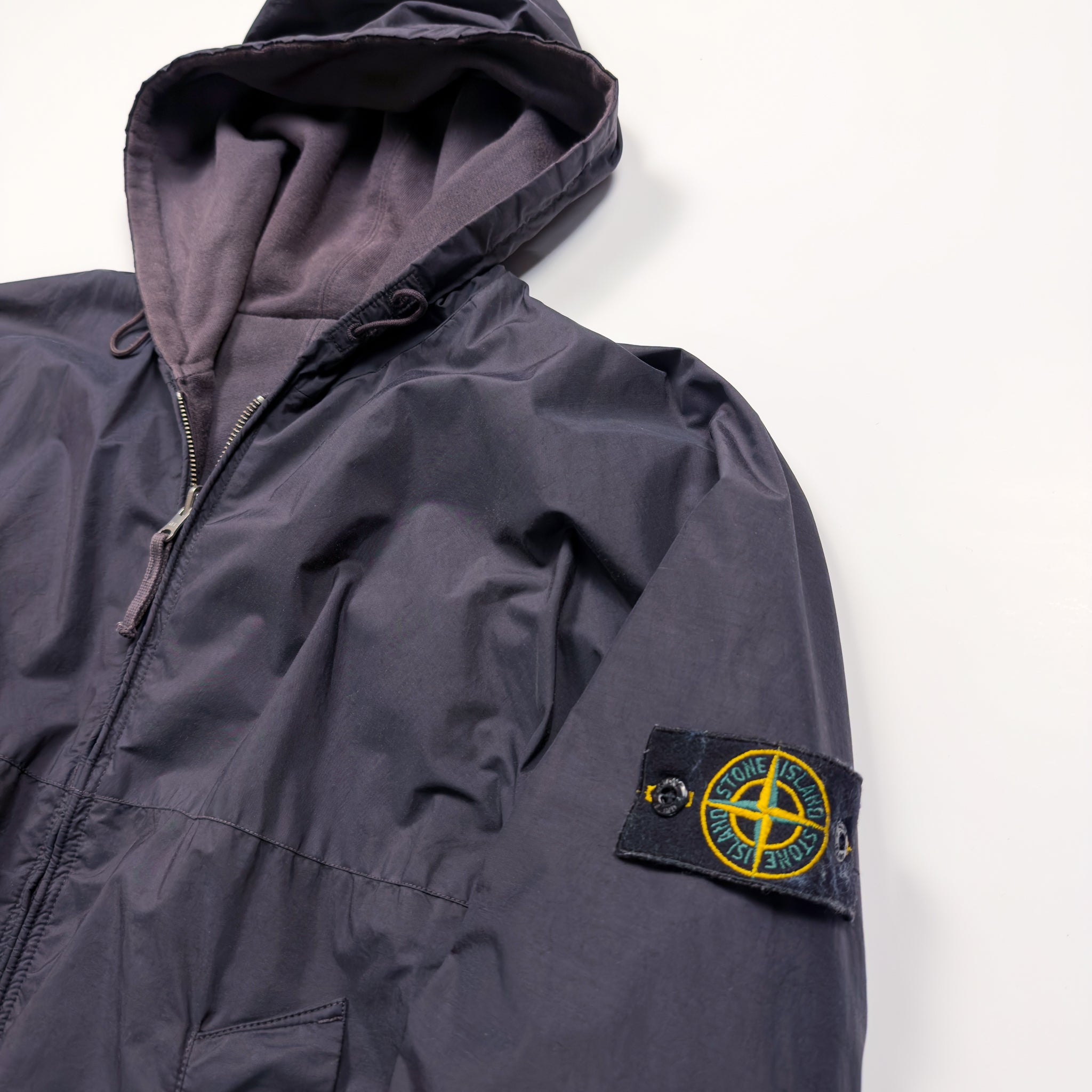 A/W02 Stone Island Reversible Hooded Jacket Medium