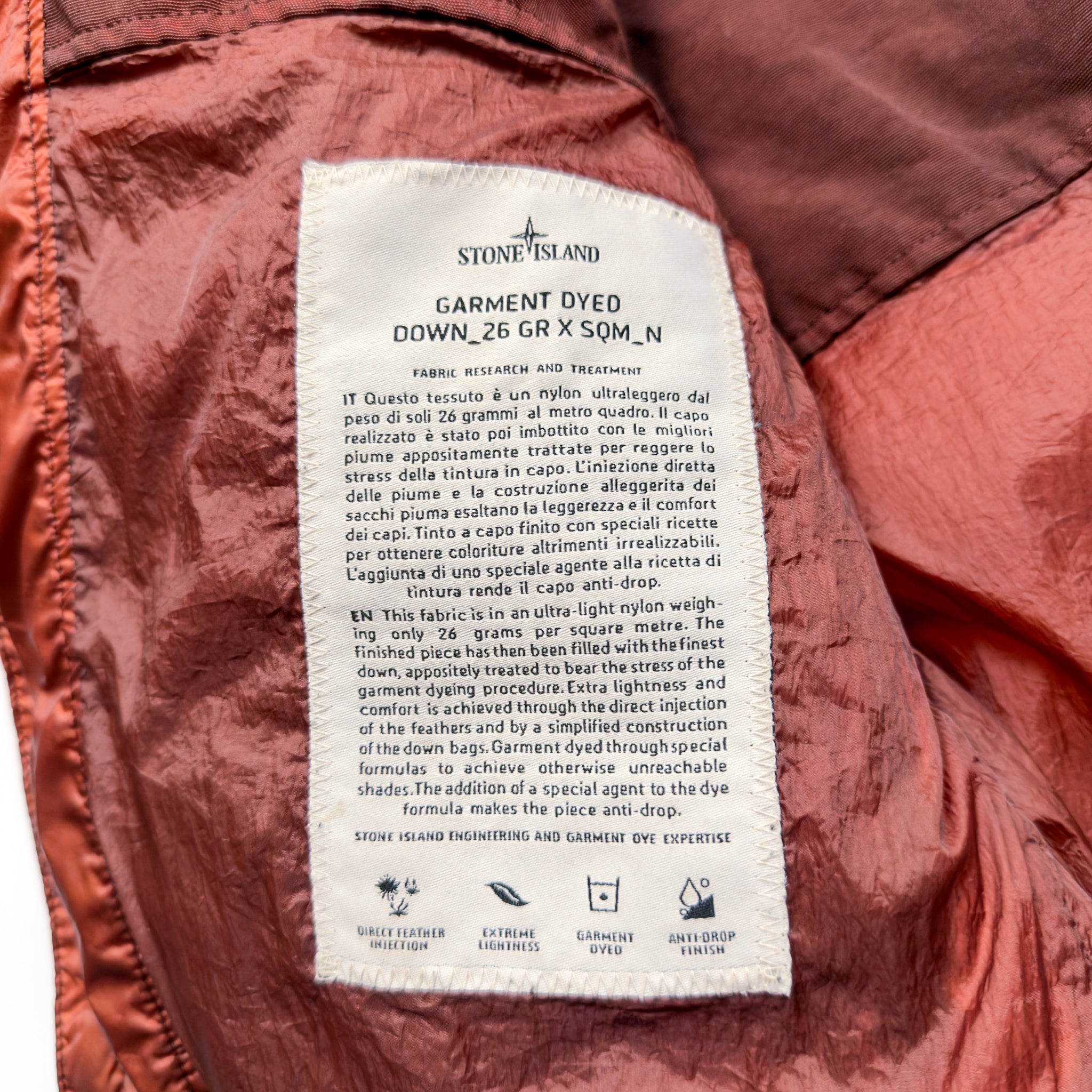 A/W13 Stone Island Quilted Down Jacket