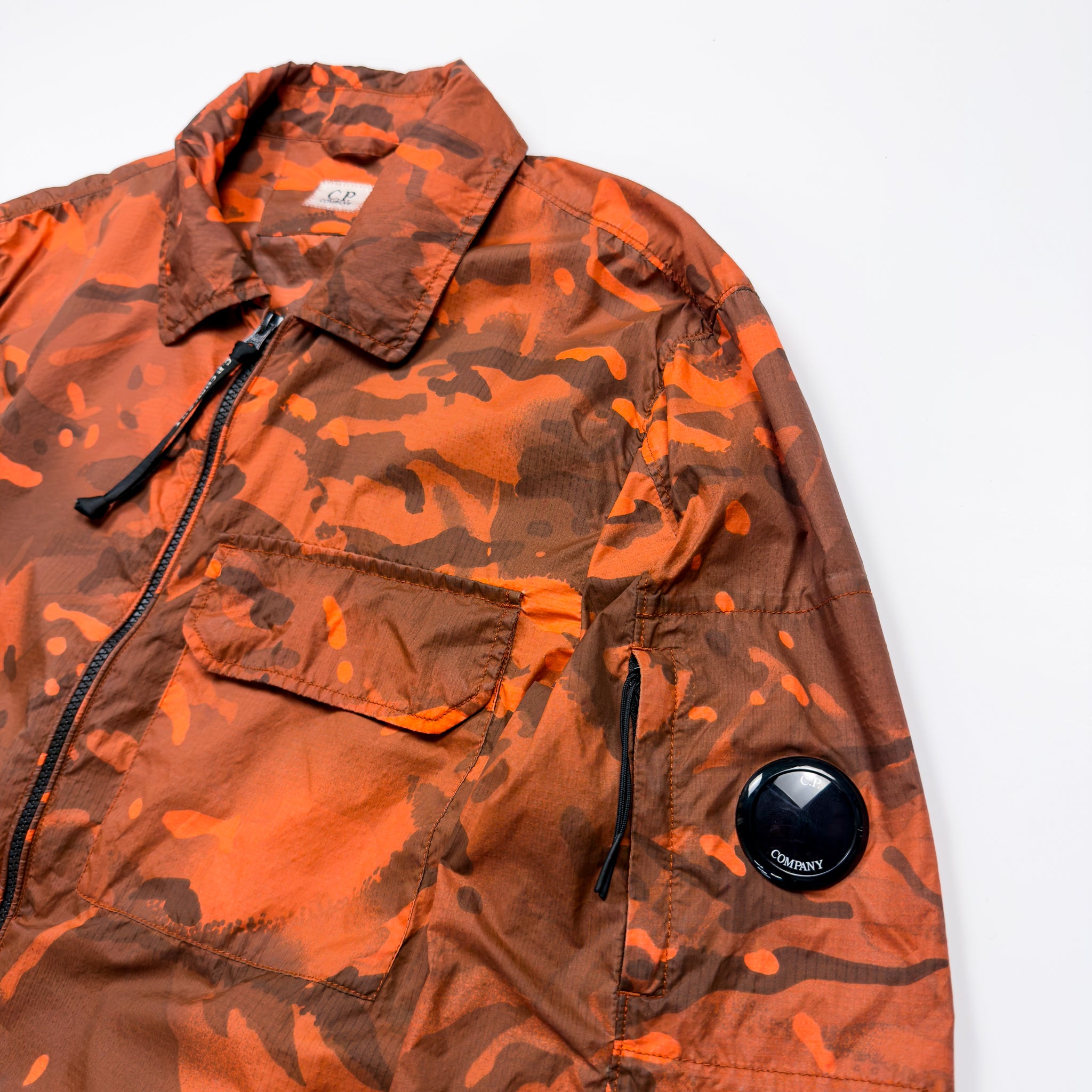 C.P. Company Re-Print Camo Lens Overshirt Large
