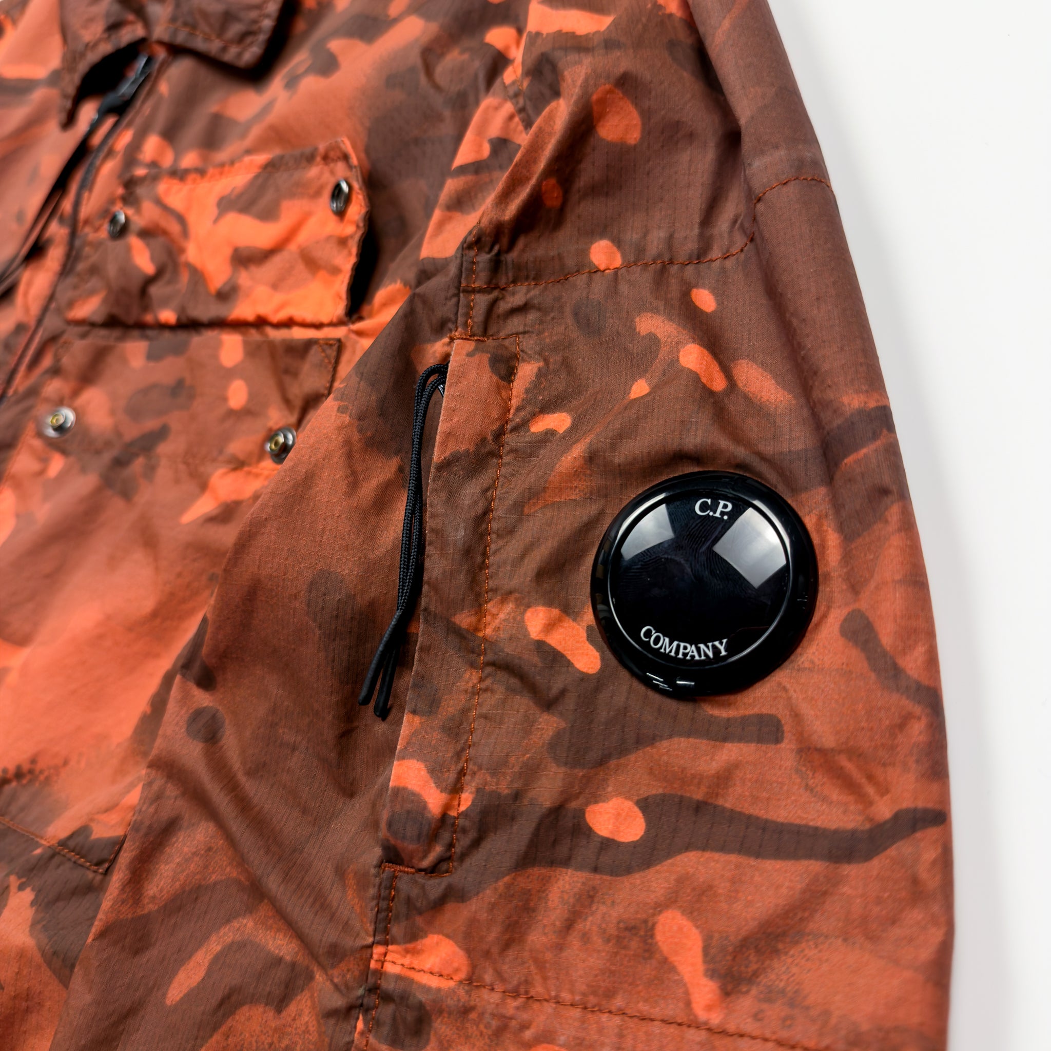 C.P. Company Re-Print Camo Lens Overshirt Large