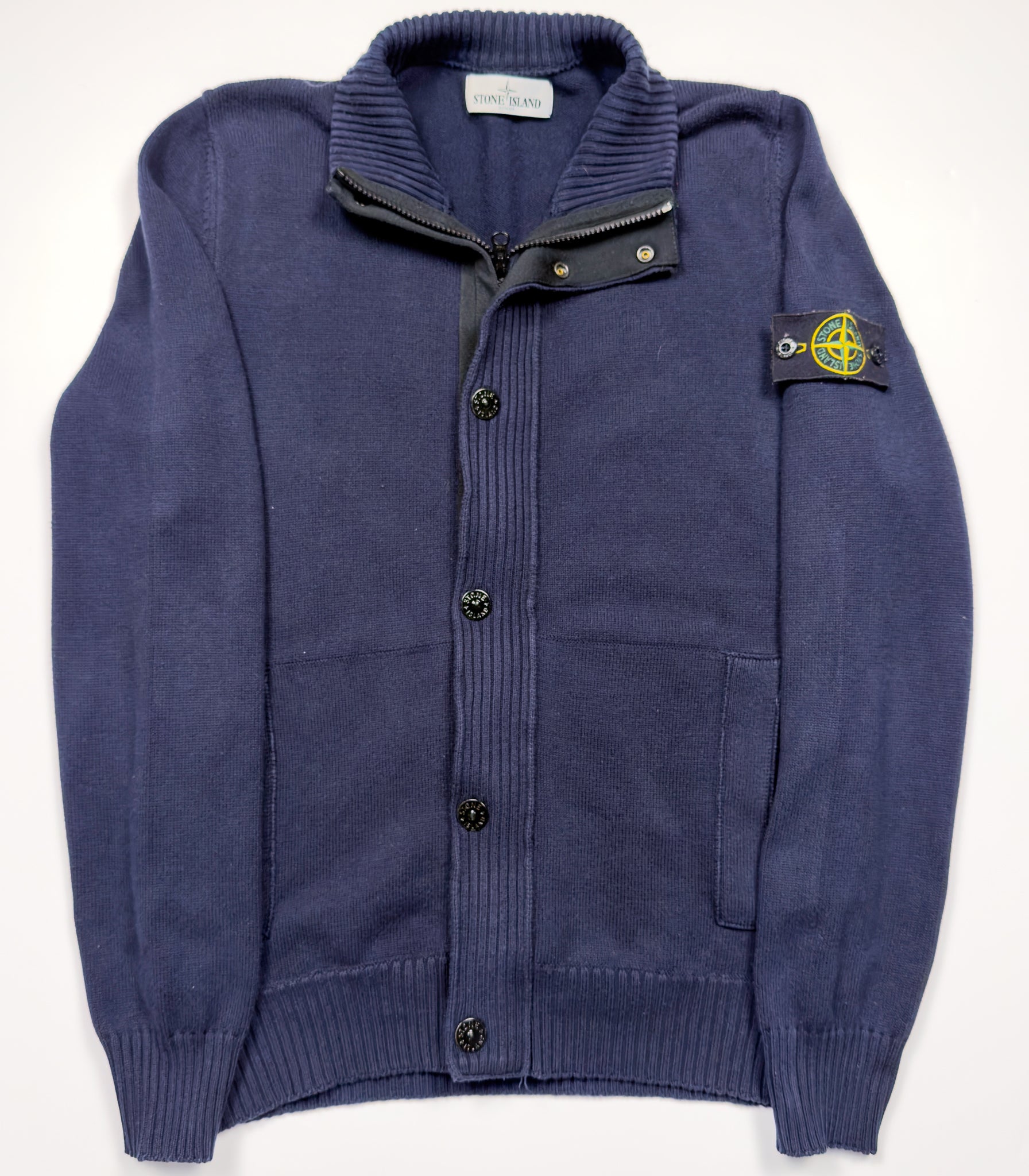 S/S13 Stone Island Wool Knitwear Cardigan Large