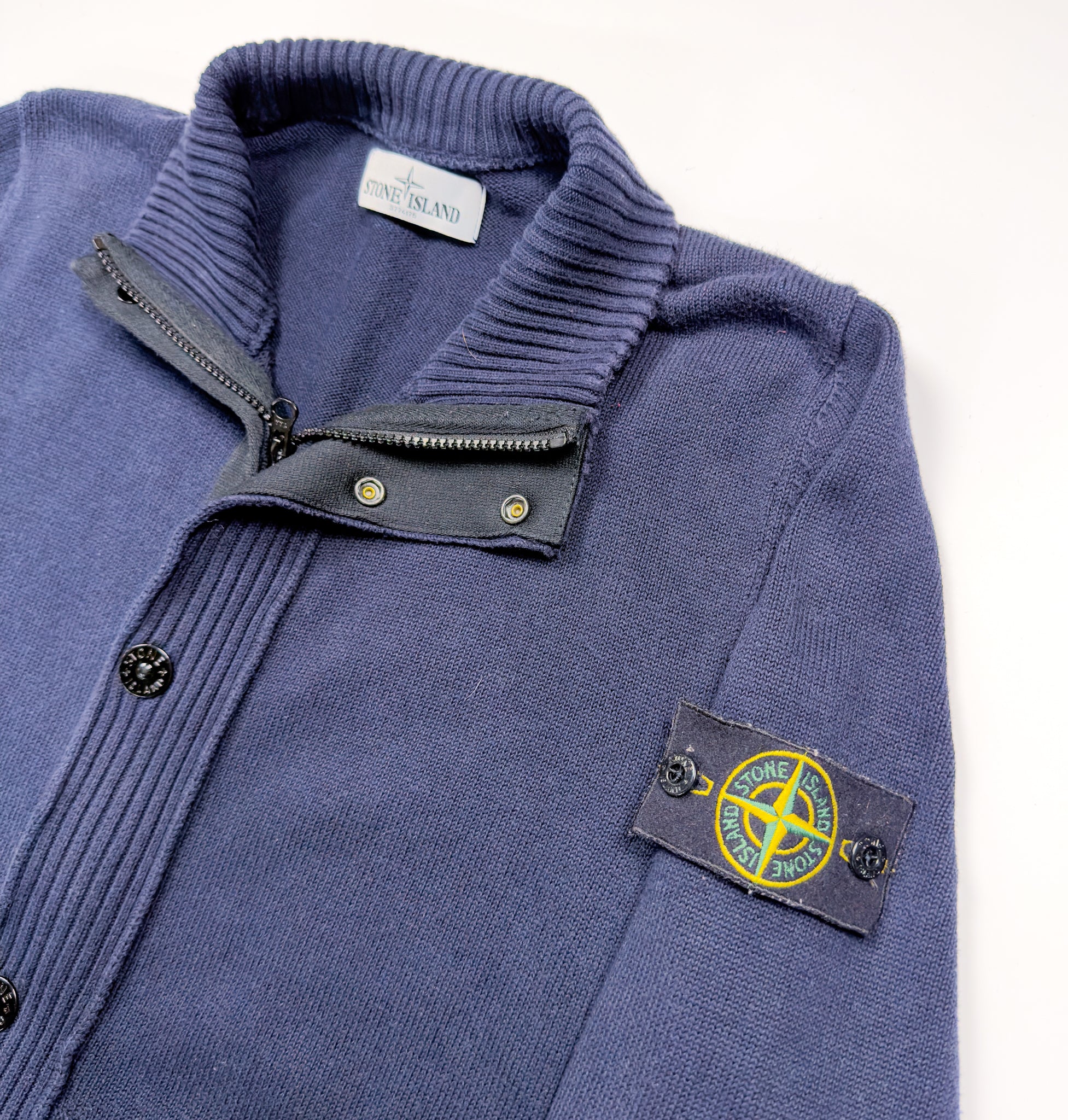 S/S13 Stone Island Wool Knitwear Cardigan Large