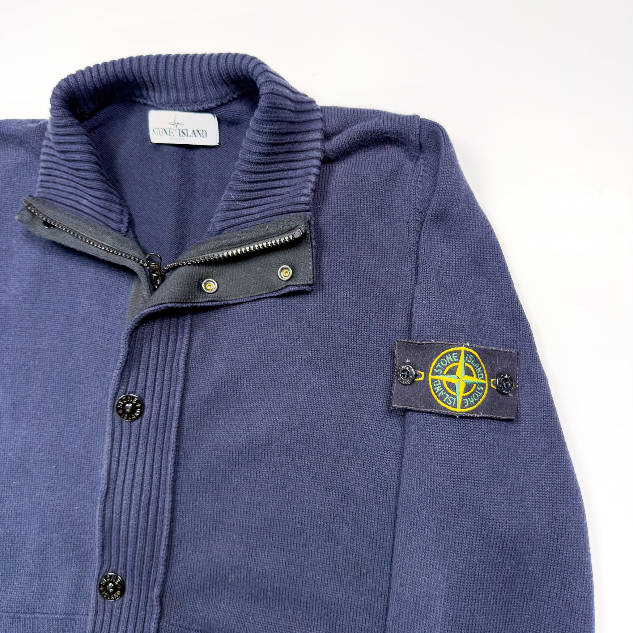 S/S13 Stone Island Wool Knitwear Cardigan Large
